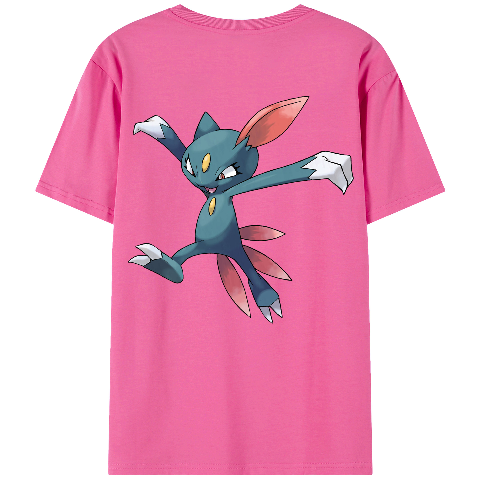 （画像用） ポケットモンスター Pokémon レディース半袖Tシャツ(バックプリント)
